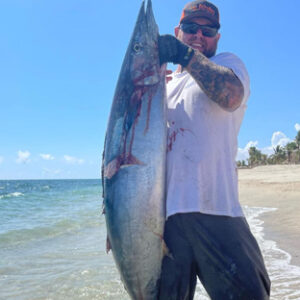 Mike with a 62lb Wahoo in Baja Mexico